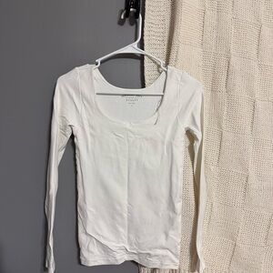 Aeropostale Cream Long Sleeve Top